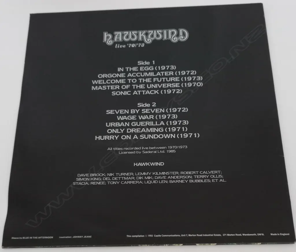 Hawkwind, Live '70/'73 Image 1++